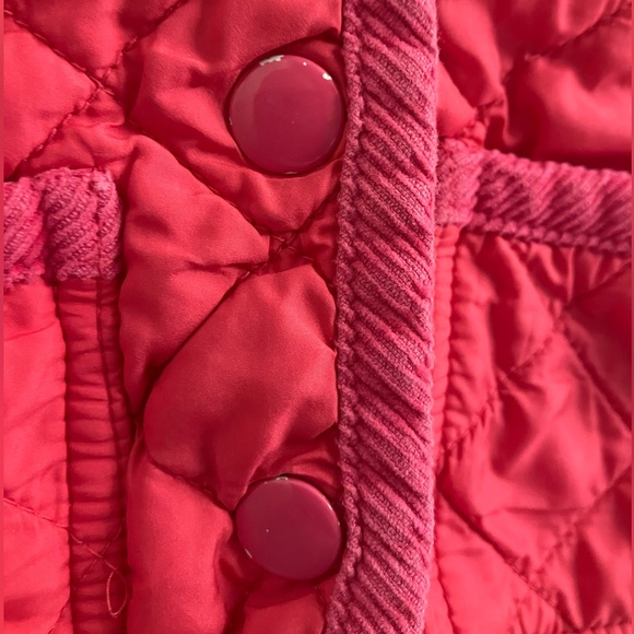 ❤️Quilted Pink Vest with Pockets, Snap Buttons, EUC - Picture 3 of 7